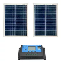 Kit Painel Placa Solar Para Caminhão Carrega Bateria 24v 12v