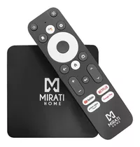 Mirati Home Tv Box Mtb001 Control Por Voz Fhd 1gb Ram 8gb Bluetooth Wifi Hdmi Negro