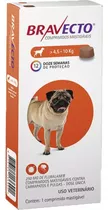 Bravecto 4,5 Á 10kg  Antipulgas E Carrapatos P/ Cães