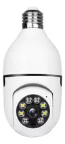 Câmera De Segurança Lâmpada App Dafu Life Wi-fi Giratória Cor Branco