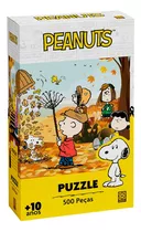 Puzzle Quebra Cabeça Peanuts Snoopy C/ 500 Peças 04425 Grow