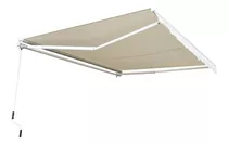 T1092 Toldo Retractil 3.0 M Ancho X 2.5 M Largo Color Crudo