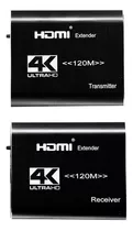 Extensor Hdmi 4k Via Cabo De Rede Com Ir Até 120mts