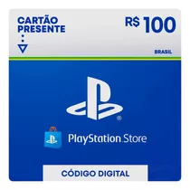 Psn Gift Card Playstation Ps4 E Ps5 Cartao R$ 100 Reais Br