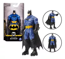 Boneco Batman 15 Cm Battle Armor Azul - Dc - Spin Master