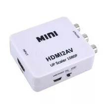 Mini Adaptador Conversor De Hdmi P.  Video Composto 3rca Av