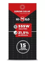 Usina Solar 6 Placas 555w + 2 Micro Inversor Hoymile 2000w