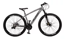 Bicicleta Aro 29 Ksw Alumínio 24 Vel Freio A Disco Mec Mtb Cor Grafite Com Preto Tamanho Do Quadro 21