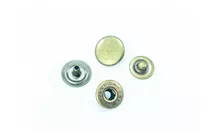 Botão De Pressão Colchete 10,5 Mm Ouro Velho - 5 Unidades