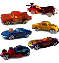 Super Kit C/10u Coleção Carrinho De Ferro Estilo Hot Wheels 