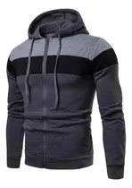 Sudadera Casual Con Cierre Hoodie Para Hombre Con Capucha