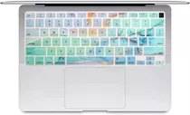 Protector Marmol Verde De Teclado Para Macbook Air 13   