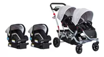 Coche Mellizos Infanti S813 + 2 Huevitos + 2 Bases!