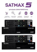 2 Receptores Digitais Fullhd Satmax 5 Banda C E Ku Etrs70