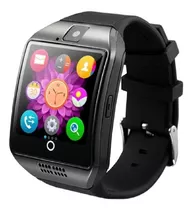 Smartwatch Genérica Q18 1.54  Caja Black, Malla  Black