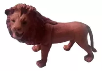 Leao Africano Animais Selvagens De Borracha 12 Cm Lion