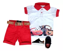 Conjunto Infantil Mcqueen Carros