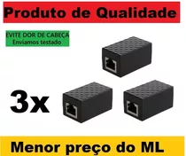 3x Protetor Rede Rj45 Contra Raio Surto Dps Lan Ethernet