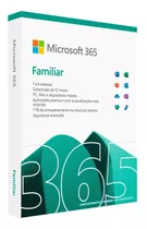 Microsoft 365 Family Office 1tb  Nuvem Até 6 Usuário Fisico