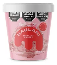 Helado Vegano Sabor Frutilla - Haulani - 370 Ml