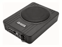 Subwoofer Plano Amplificado 120w De 10'' Aiwa Aw-10us Color Negro