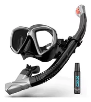 Set Snorkel Careta Gafas Buceo Mascara Natacion Profesional