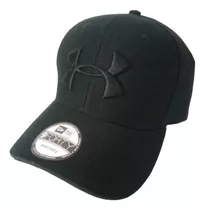 Gorra Under Armour Negra Bordada Running Cap