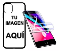 Carcasa Personalizada Para iPhone + Lamina De Hidrogel