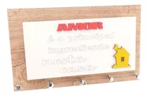 Porta Chaves Amor Casa 25 Cm