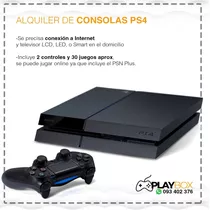 Alquiler Ps4  Playstation 4