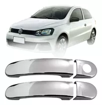 Kit 2 Cubre Manijas Cromadas Vw Gol Trend Fox Up Suran