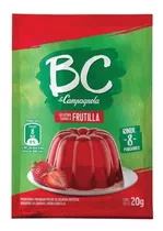 Pack X 6 Unid. Gelatina  Bc Frutilla 20 Gr Campagn. Gelatin