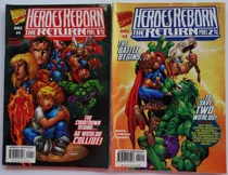 Heroes Reborn: The Return Nºs 1 E 2 Marvel Comics 1997 Inglês