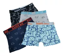 Cueca Box Boxer Infantil Criança 6 Unidades Menino Promoção