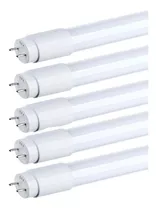 5 X Tubo Led 18 W Cubierta Vidrio Frio O Calido 120cm Hbled