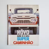 Ford 1962 Pick-up E Caminhões - Folder Catálogo Prospecto