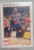 Tarjeta De John Morton De Cavs Nba Hoops 1991