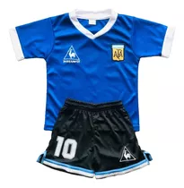 Conjunto Selección Argentina Niño Retro Maradona 86