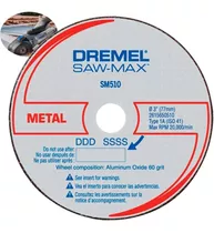 Disco De Corte Para Metal Dremel Saw Max Dsm510 Dremel Cor Cinza