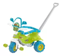 Velotrol Motoquinha Triciclo Infantil Bebê Dino C/ Haste 