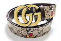 Hermosa Correa Cinturón Gucci M. Mouse Para Hombre Mujer 5g