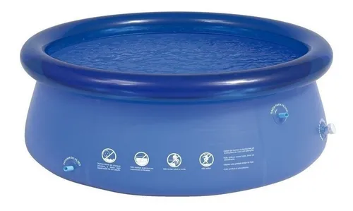 Piscina Inflável redonda Mor 001052 de 1.8m x 63cm 1400L azul