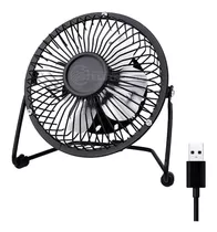 Mini Ventilador Usb De Mesa Portátil Para Pc Notebook Ds9443 Cor Da Estrutura Preto Cor Das Pás Alumínio Diâmetro 15 Cm Material Das Pás Metal Quantidade De Pás 4 5v