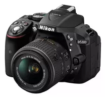  Nikon Kit D5300 + Lente 18-55mm Vr Dslr Color  Negro 