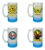 Tarro Cervecero Aguilas Del America Futbol 4 Tarros A Elegir