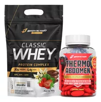 Classic Whey Protein 900g + Thermo Abdomen 60 Cp Bodyaction