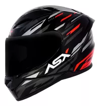 Capacete Para Moto  Fechado Asx City  Arrow  Grafite Brilhante Tamanho G 