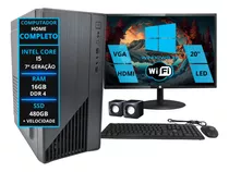 Computador Custo Benefício Intel I5, 16gb , 480gb Ssd + Kit