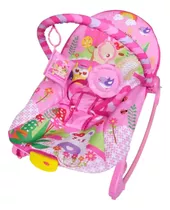 Cadeira De Balanço Vibratória New Rocker Rosa - Color Baby