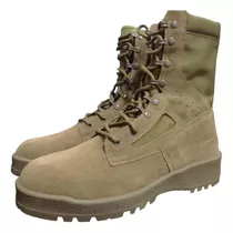 Bota Táctica Comander Color Coyote Marca Basmar Militar 